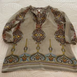 🌟NWOT’s Trinity Silk Blouse. Size medium🌟